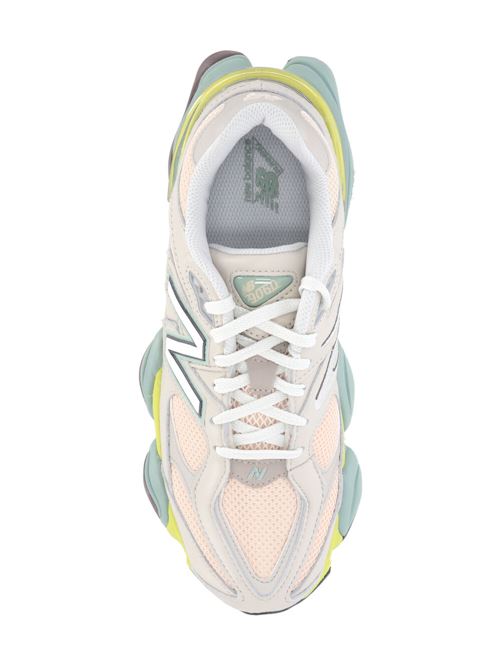 Sneakers color block grigio chiaro/verde/rosa chiaro New Balance | U9060GCBMOONBEAM GREY/LIME